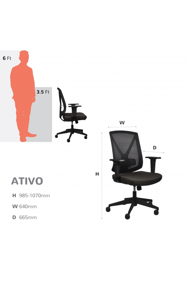 ATIVO Office Chairs By HNI India Estore